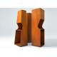 Fire Pillars Art Decorative Corten Steel Fire Pit Easy Clean / Maintenance