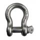 Rustproof Polished Forged Hardware , Practical Heavy Duty Shackle