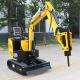 Greenhouse Small Digger Electric Mini Excavators Home Excavation Machine With Cab