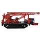 Hydraulic Tracked Mounted Water Well Drilling Rig With Single Axle Steering Brake