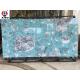 Blue Luxury Marble Interior decoration Marble Looking Quartz Stone Countertop Backgroud Wall