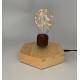 wooden base magnetic levitation lamp light led bulb for gift toys decoration