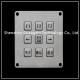 Wireless Bluetooth Industrial Numeric Keypad Ss 9 Key Counterbore Installation