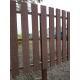 Natural Wooden WPC Decking / 100 % recyclable WPC Rail Fence For Farm