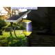 Solar Cylinder Mosquito Killer Lamp Outdoor Courtyard Waterproof Orchard Insect Killer Farm Fly Killer With Pole