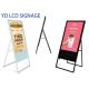 Indoor Portable Floor Standing Lcd Advertising Display 47/49 Inch LCD Poster Screen