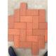 Standard Size Solid Clay Baking Brick , Rustic Decorative Brick Pavers