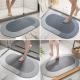 Home Bathroom Rug Printing Super Absorbent Bath Mat Quick Drying Toilet Door Non