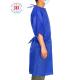 Lightweight 35gsm PP Disposable Gown Contact Isolation Lab Gown