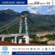 Large Span Steel Cable Suspension Bridges OEM Steel Concrete Bridge