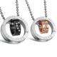 New Fashion Tagor Jewelry 316L Stainless Steel couple Pendant Necklace TYGN181