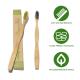 black gum massage Bamboo Charcoal Toothbrush OEM for travel