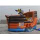 Custom Waterproof Kids Inflatable Pirate Ship Bounce House For Rental
