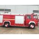 Howo 4X2 Water Foam Fire Engine Truck With Double Cabin Multipurpose