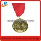 Custom sports medals, metal medals with gold silver copper plated