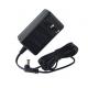 18W Plug In Wall Switching Power Supply Adapter Frontal Black / White Color