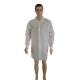 White Disposable Laboratory Coats , Soft Disposable Surgical Clothing