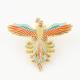 Europe Regional Feature Custom Phoenix Brooch Pins Maker for Clothes Diy Accessory