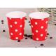 Takeaway Single Wall Paper Cups , Red Personalized Wedding Paper Cups