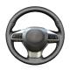 Customized Black Leather Steering Wheel Cover for Lexus ES300h ES350 2016-2018 110g