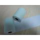 Blue thermal paper rolls, smooth on both front and back side