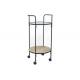 Knock Down 66cm Height 33cm Width Rolling Kitchen Cart