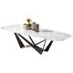 Small Luxury Dining Table And Chairs 4 Person Marble Dining Table Set 200cm 180cm 160cm 220cm