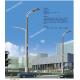 8M Q235 sqare landscape street light with aluminum fixture&reflector