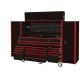 1.0-1.5mm Thickness 72 Rolling Tool Box Chest Cabinet with 24 Drawers and Side Boxes