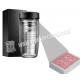 Insulation Cup IR Poker Scanner for Invisivle Ink Marked Poker Cards Gamble Cheat Device