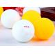 3 Star Table Tennis Balls Celluloid White / Orange For Competition Bulk Packing