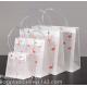 Frosted PP Bags Plastic Gift Bags With Handles Translucent Tote Gift Wrapping Flower Package Decoration Supplies