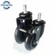 Black Mount Finish Roller Wheel Casters For Commercial Applications