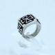 FAshion 316L Stainless Steel Ring With Enamel LRX236