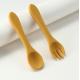 OEM ODM Silicone Forks And Spoons Sustainable For Baby Feeding