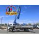 JIUHE 38M concrete boom pump for trucks with flexible and big capacity pumping