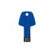 Key Shaped Custom Usb Flash Drive Metal Material With 12 Months Warranty