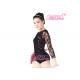 2 Pieces Full Lace Long Sleeved Sequin Jazz Shorts Dance Costume Jazz Dance Wear