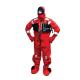 5Kg Anti Exposure Coveralls Red / Orange Color Thermally Protective