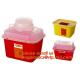 Rectangle safe sharp container, Medical Disposal Bin Sharp /Safe SharpS Containers plastic medical sharp containers