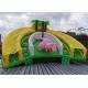 Inflatable Water Park Bouncer Slide Combo Jurassic Park Tropical Jungle Giant Dinosaur