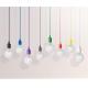Colorful Silicone Ceiling Pendant Lamp Holder E27 220v 50/ 60hz Easy To Install