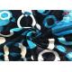 Printed Stretch Knitted Polyester Spandex Velvet Fabric For Ladies Dress