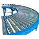 Steel Curved Roller Conveyor Systems For Material Movement / Handling