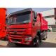 Red Color SINOTRUK HOWO 6x4 Dump Truck 266HP LHD Type