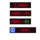 Programmable LED Counter Token Number Display for Hospital Queue Waiting System