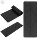 Natural Rubber Yoga Mat, Carved Body position lines Non-Slip Fitness pad 5mm Excercise Pad