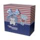 Cute Bear Folded plain gift boxes Matt Coated Magnet Closure
