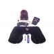 Blue And Red Airplane Travel Kits With Inflatable Neck Pillow / Eye Mask
