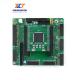 Min. Silkscreen Text Size 0.2mm Volume PCB Assembly with HASL Surface Finish and Circle Pcb Outline